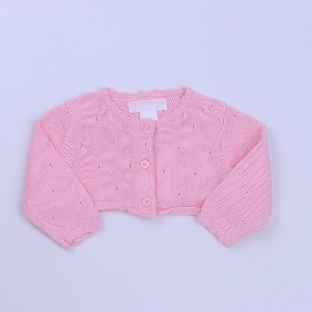 Janie and Jack Pink Cardigan 3-6 Months 