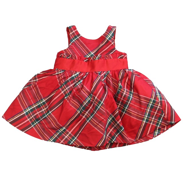 Janie and Jack Red | Plaid Special Occassion Outfit 3-6 Months 
