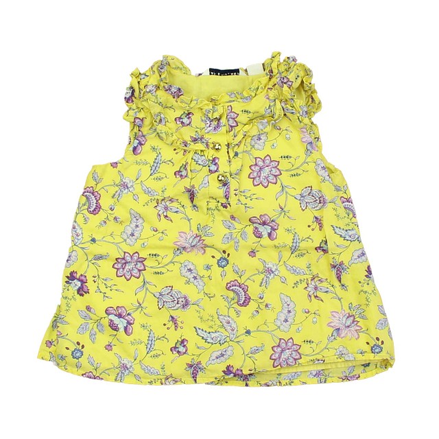 Janie and Jack Yellow | Purple Blouse 3T 