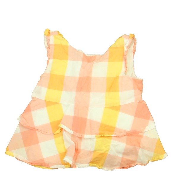 Janie and Jack Pink | Yellow Check Blouse 3T 