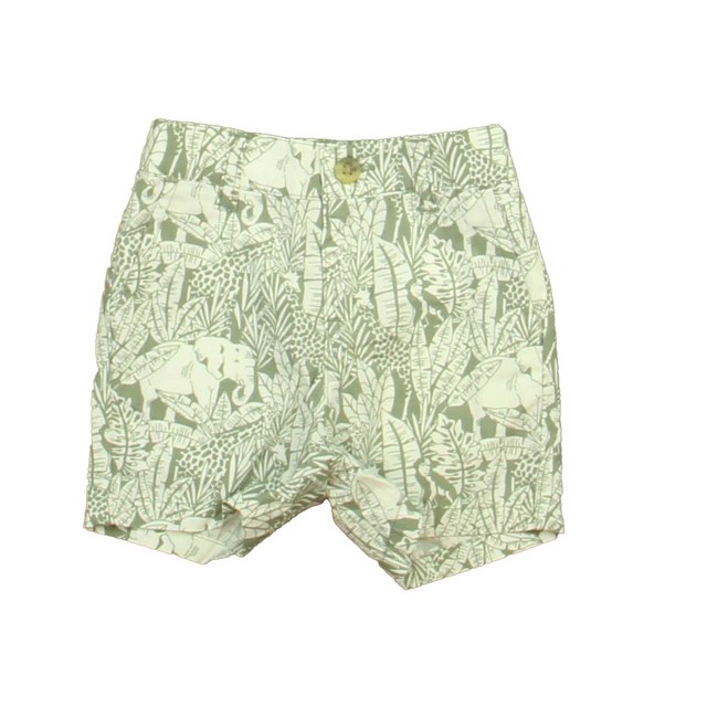 Janie and Jack Green | White Shorts 6-12 Months 