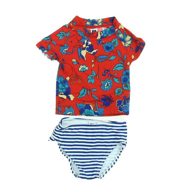 Janie and Jack 2-pieces Red | Blue | White | Floral | Stripes 2-piece Swimsuit 6-12 Months 