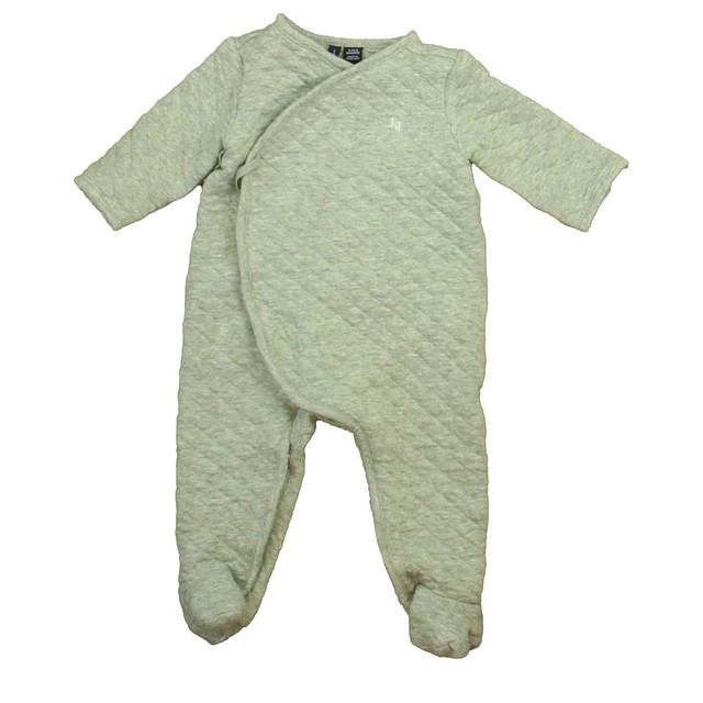 Janie and Jack Gray Long Sleeve Outfit 6-9 Months 