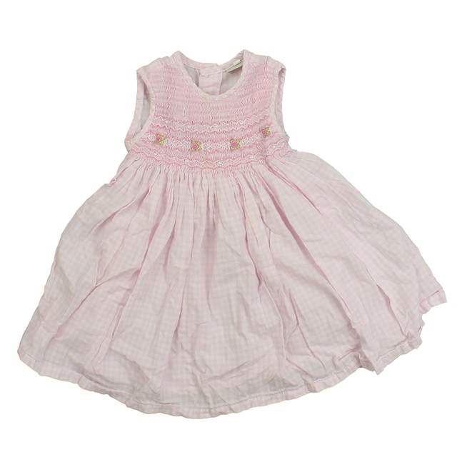 Javolinchen Pink | Smocked Dress 12 Months 