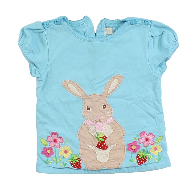 JoJo Maman Bebe Blue | Bunny T-Shirt 18-24 Months 