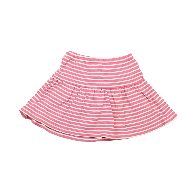 JoJo Maman Bebe Pink | White | Stripes Skirt 2-3T 