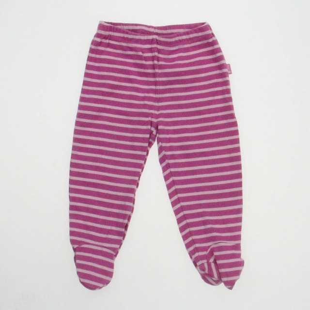 JoJo Maman Bebe Pink Stripe Leggings 6-12 Months 