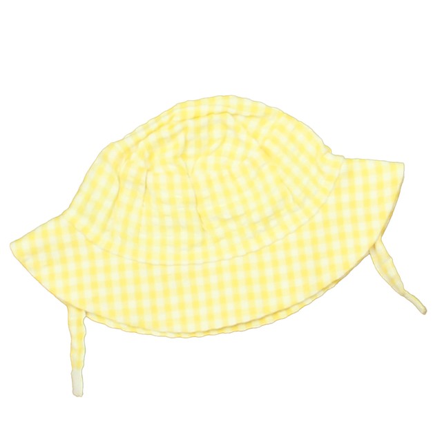 Jojo Maman Bebe Yellow | White Hat 0-6 Months 