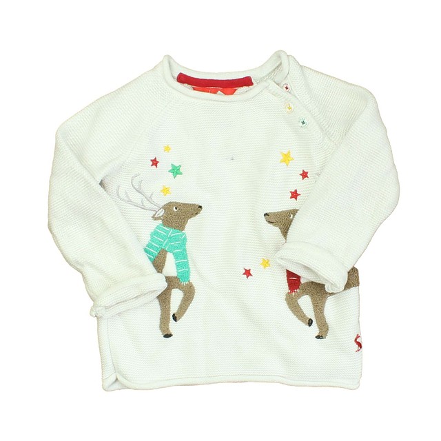 Joules Ivory | Brown | Red | Green Sweater 18-24 Months 