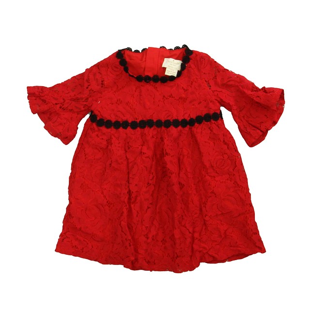 Kate Spade Red | Black Special Occasion Dress 24 Months 