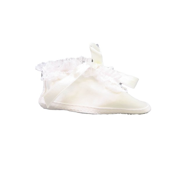 Keepsake Shoes White Booties 0-6 Months 
