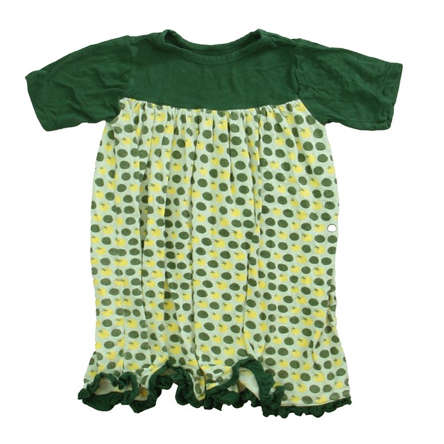 Kickee Pants Green | Yellow Dress 18-24 Months 