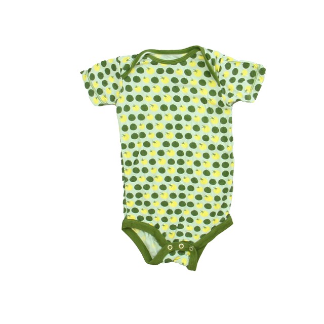 Kickee Pants Green | Yellow Onesie 3-6 Months 