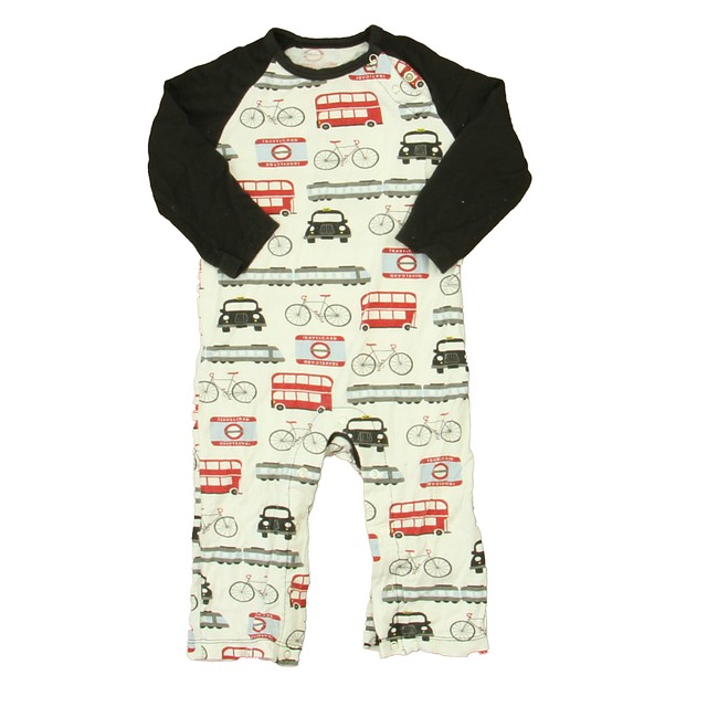 Kickee Pants Red | Black | White Long Sleeve Outfit 3-6 Months 
