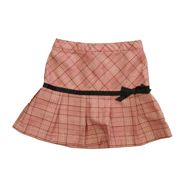 Kid Connection Red | Black Plaid Skirt 5T 