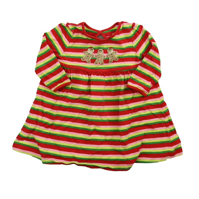 Kids Headquarters Red | Green Gingerman Dress 18 Months 