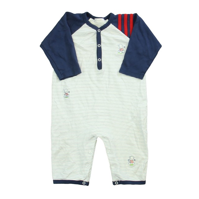 Kissy Kissy Navy | White Long Sleeve Outfit 12-18 Months 