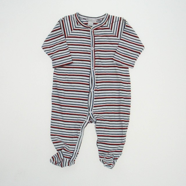Kissy Kissy White | Blue | Red Stripe Long Sleeve Outfit 3-6 Months 