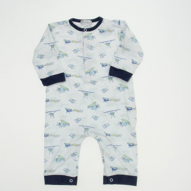 Kissy Kissy White | Helicopters | Airplanes Long Sleeve Outfit 3-6 Months 