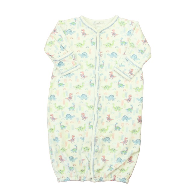 Kissy Kissy White | Blue | Red Dinosaurs Nightgown 6-12 Months 