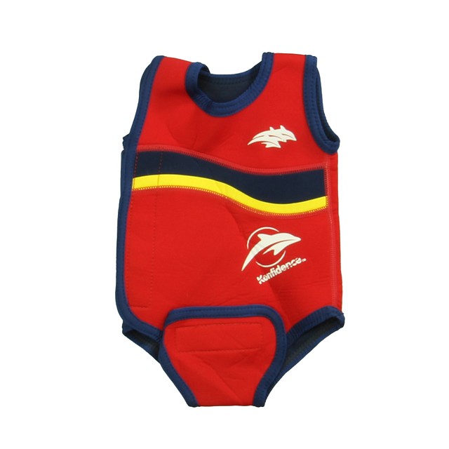 Konfidence Red | Blue 1-piece Swimsuit 0-6 Months 