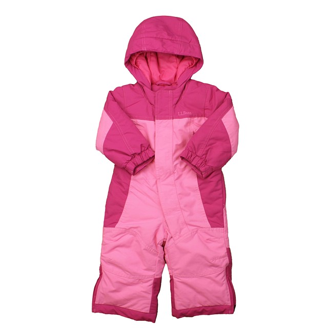 L.L. Bean Pink Snowsuit 6-12 Months 
