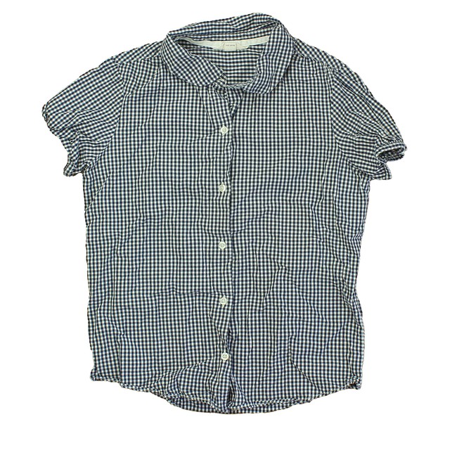 Lands' End Blue | White | Checks Blouse 10 Years 