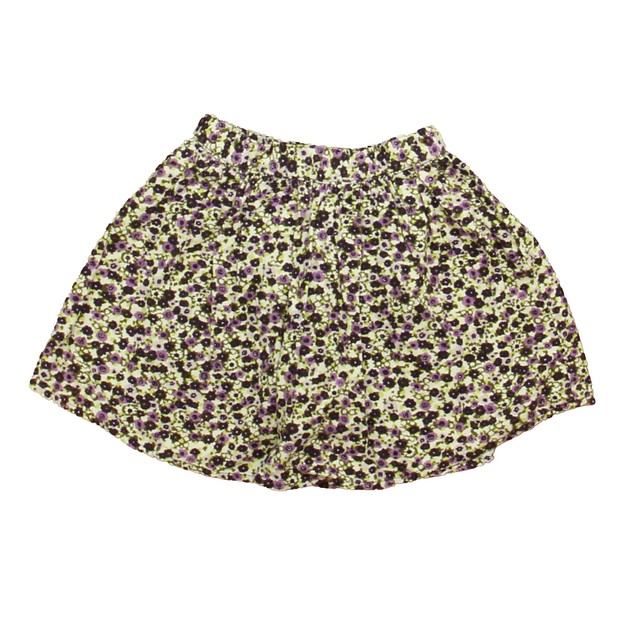 Lands' End Purple Floral Skirt 4T 