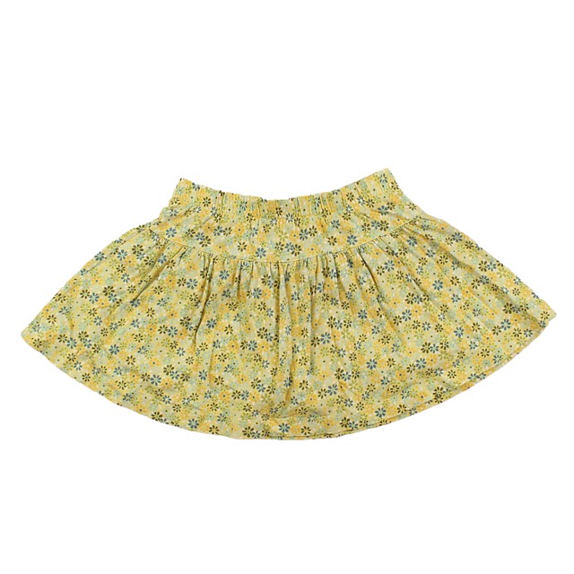 Lands' End Yellow | Floral Skirt 6 Years 