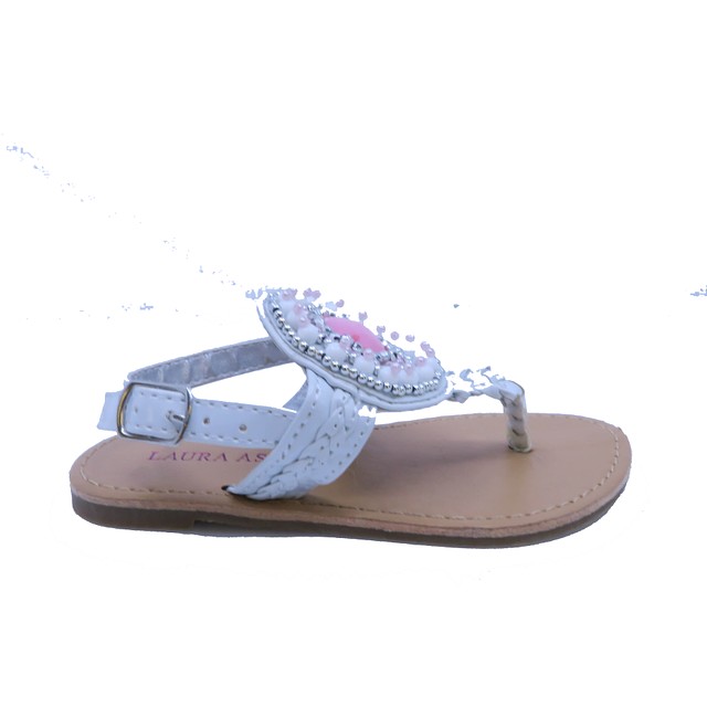 Laura Ashley White | Pink Sandals 6 Toddler 