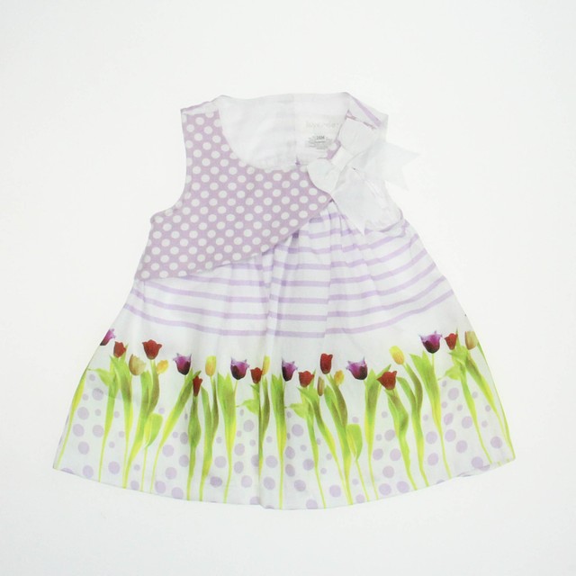 Lavendar Purple | White | Green Dress 24 Months 