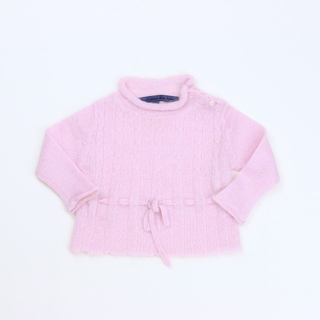 Le Phare De La Baleine Pink Sweater 12 Months 
