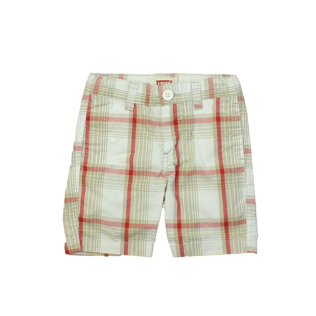 Levi's Tan | White | Red Shorts 18 Months 