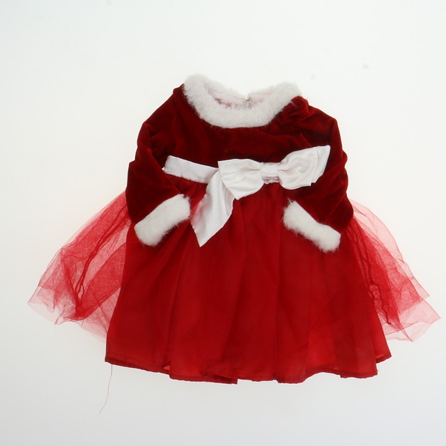 Lilybird Red | White Special Occasion Dress 6-9 Months 