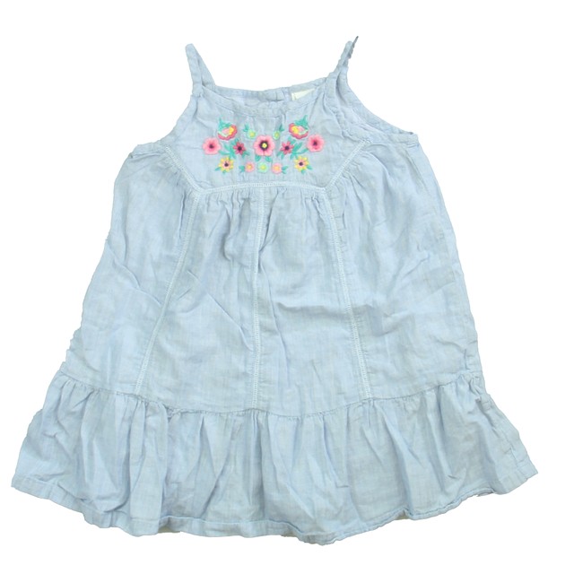Little Me Blue Floral Dress 2T 