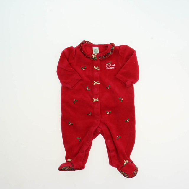 Little Me Red Long Sleeve Outfit 3 Months 