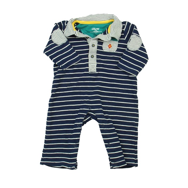 Little Me Navy Stripe Long Sleeve Outfit 6 Months 