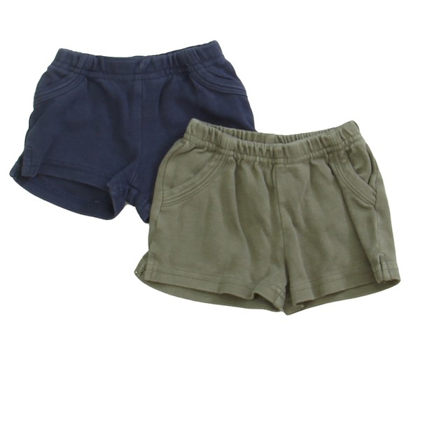 L'oved Baby Set of 2 Green | Blue Shorts 0-6 Months 