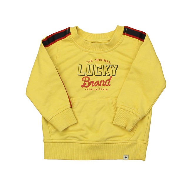 Lucky Brand Yellow Sweatshirt 18 Months 