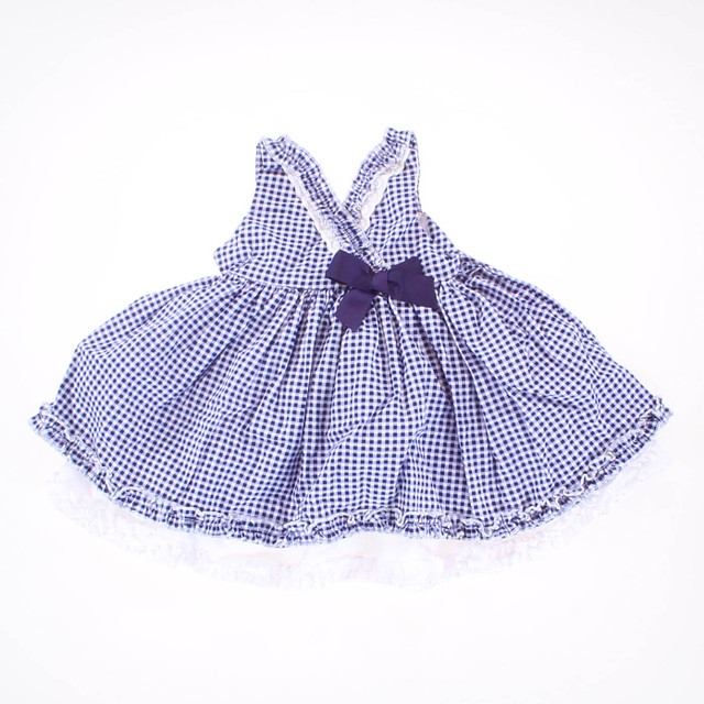Maggie & Zoe Purple Plaid Dress 0-3 Months 