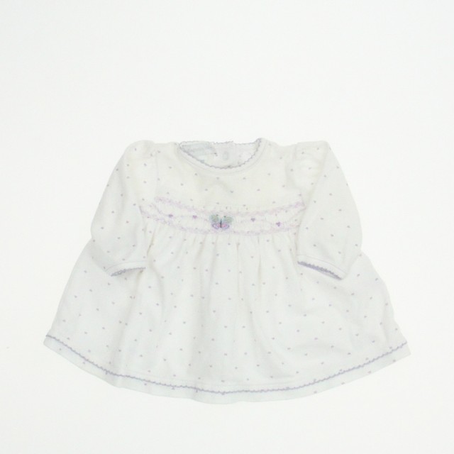 Magnolia Baby White | Lavender Dress 3 Months 