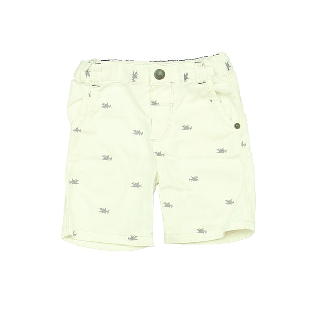 Maison Jean Bourget White | Sharks Shorts 18 Months 