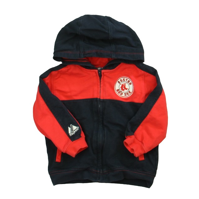Majestic Navy | Red "Red Sox" Hoodie 24 Months 