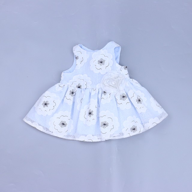 Marmellata Blue | White Special Occasion Dress 0-3 Months 