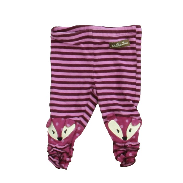 Matilda Jane Pink | Stripes Leggings 3-6 Months 