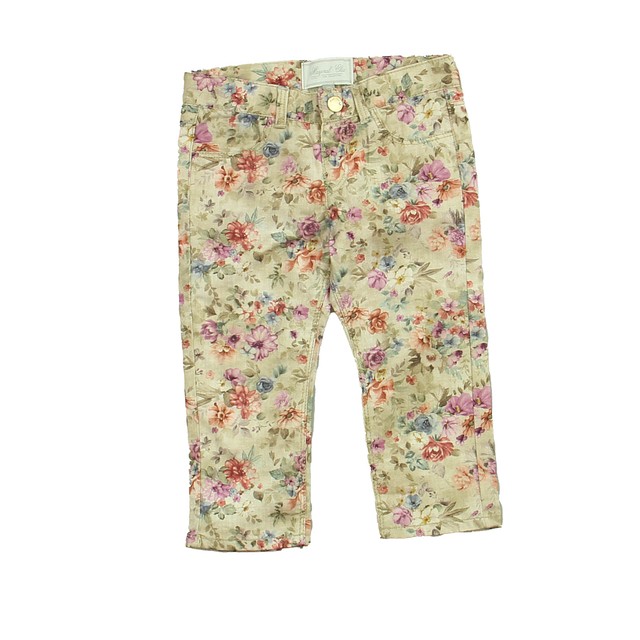 Mayoral Chic Tan | Floral Pants 12 Months 