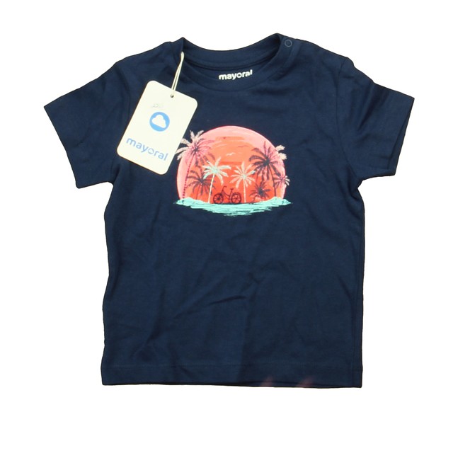 Mayoral Blue | Red Hawaii T-Shirt 12 Months 