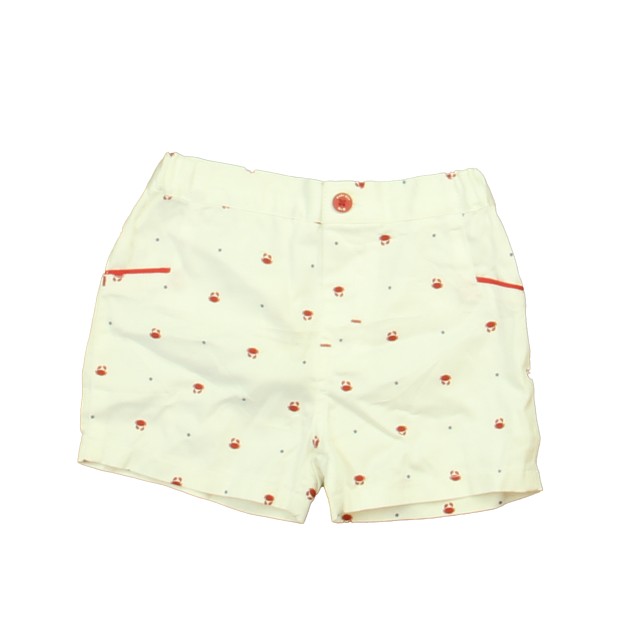 Mayoral White | Red Crabs Shorts 12 Months 