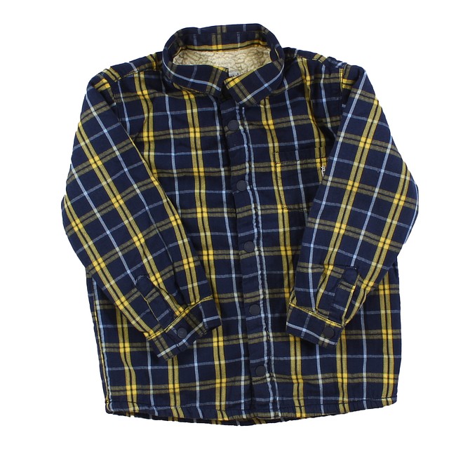 Mayoral Blue | Yellow Button Down Long Sleeve 18 Months 