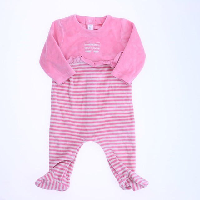 Mayoral Pink 1-piece footed Pajamas 2-4 Months 